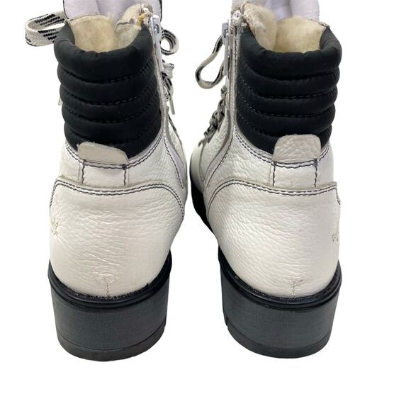 Bos. & Co. Gator Prima Fur Leather Boots Zip Up Ankle Ice Grip Insulated Size 37 - Picture 3 of 12